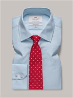 HAWES & CURTIS Blue Poplin Extra Slim Shirt 15 - 33