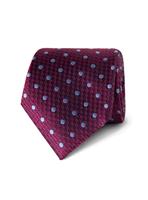 HAWES & CURTIS Spot Silk Tie Navy & Red One Size