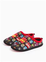 Marvel Comics Character Print Mule Slippers 10-11 Infant