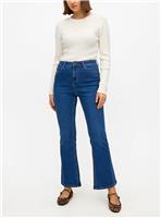 Dark Denim Flared Jeans 22R