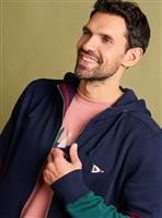BRAKEBURN Colour Block Zip Thru Hoodie S