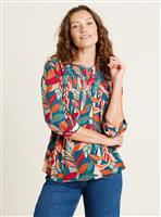 BRAKEBURN Evergreen Leaves Blouse 10