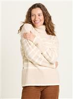 BRAKEBURN Chunky Stripe Knitted Roll Neck 18