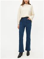 Dark Denim Lift & Shape High Waisted Flared Jeans 12R