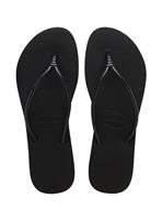 HAVAIANAS Tube Flip Flops Black 35/36