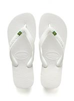 HAVAIANAS Brasil Flip Flops White 43/44