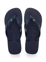 HAVAIANAS Brasil Flip Flops Navy Blue 35/36