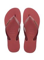 HAVAIANAS Slim Sparkle Ii Flip Flops Pink 35/36