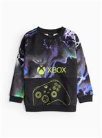 XBOX Black Space Dye Sweatshirt 6 years