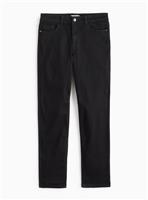 PETITE Black Straight Leg Denim Jeans 8