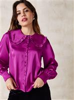 EVERBELLE Pink Button Collared Blouse 8