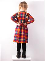 FRED & NOAH Sunset Tartan Dress Long Sleeve 2-3 Years