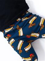 FRED & NOAH Hot Dog Leggings 18-24 months