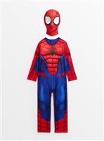 Marvel Spider-Man Fancy Dress Costume & Mask Set 5-6 years