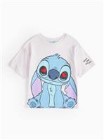 Disney Stitch Heart Eyes Print T-Shirt 13 years