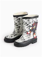 Sonic The Hedgehog Print Rubber Wellies 11 Infant