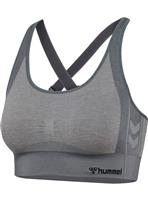 HUMMEL Shine Seamless Sports Bra Grey S