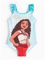 Disney Moana Blue Frill Swimsuit 7 years