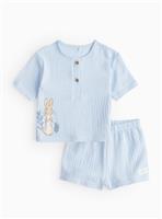 Peter Rabbit Blue Shorts Set Up to 3 mths