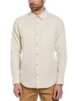 ORIGINAL PENGUIN Long Sleeve Waffle Shirt In Birch L