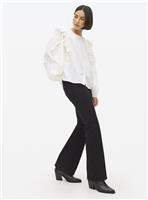 Black Denim Sculpt Flared Jeans 20S