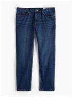 UNION WORKS Dark Rinse Straight Leg Denim Jeans 34R