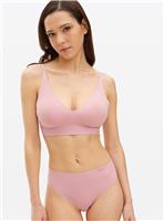 Flexform Pink High Apex Bonded Plunge Bra S