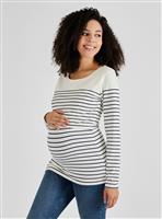 JOJO MAMAN B&Eacute;B&Eacute; Breton Nursing Top S