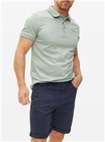 Navy Garment Dye Denim Shorts 42