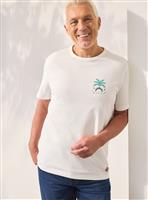 UNION WORKS Wave Graphic Crew T-Shirt M