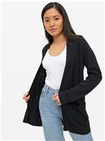 Black Pocket Longline Cardigan 16