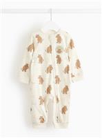 Gruffalo Print Cream Striped Sleepsuit Newborn