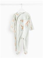 Pale Green Character Print Sleepsuit Up to 3 mths