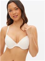 Ivory Lace Trim Underwired T-Shirt Bra 40C