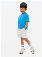 Blue Sweat Shorts 3 Pack 2-3 years