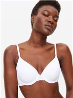 White Padded Underwired T-Shirt Bra 36B