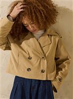 EVERBELLE Neutral Cropped Mac Jacket 8