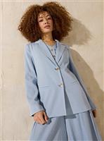 EVERBELLE Blue Soft Tailored Co-ord Blazer 20