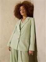 EVERBELLE Green Soft Tailored Co-ord Blazer 22