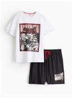 Marvel Comics Graphic Print Pyjamas XL