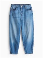 PETITE Mid Denim Barrel Leg Jeans 16