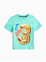 Age 3 Birthday Balloon Print T-Shirt 3-4 years
