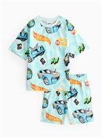 Hot Wheels Blue Printed Pyjamas 7-8 years