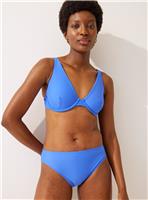 Bright Blue High Leg Bikini Bottoms 16