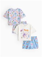 Disney Stitch Character Print Pyjama Set 2 Pack 9-10 years