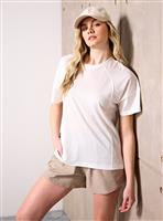 REAKTIV White Training Mesh Layering Tee L
