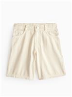 Cream Denim Bermuda Shorts 9 years