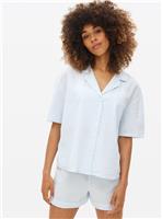 Blue Stripe Seersucker Pyjama Set 10