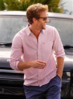 BRAKEBURN Pink Stripe Shirt XXL
