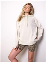 REAKTIV Cream Soft Touch Scuba Hoodie M